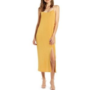 Slinky slip dress — midi length by SOMETHING NAVY